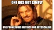 One does not simply use Prometheus metrics for autoscaling