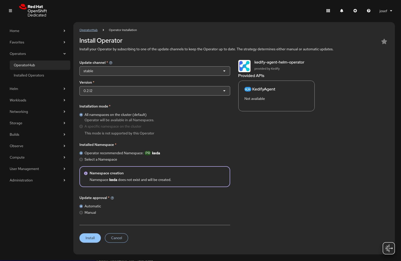 configure